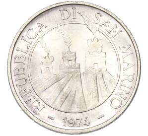500 лир 1974 года Сан-Марино — Фото №2
