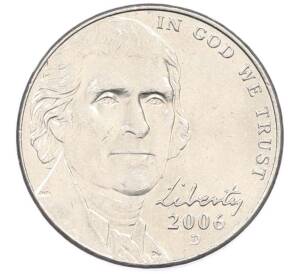 5 центов 2006 года D США — Фото №1