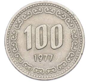 100 вон 1977 года Южная Корея — Фото №1