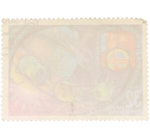 Почтовая марка 32 копеек 1981 года «Полет в космос восьмого международного экипажа — Спускаемый отсек» — Фото №2