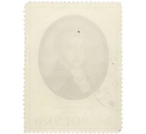 Почтовая марка 7 злотых 1970 года Польша «Миниатюры известных поляков в Национальном музее в Варшаве — Михал Огинский « — Фото №2