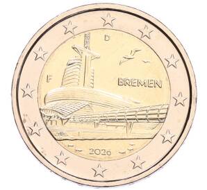 2 евро 2026 года F Германия «Федеральные земли Германии — Бремен, музей климатических зон» — Фото №1