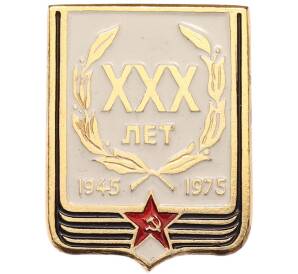 Значок «30 лет победы в Великой Отечественной Войне» — Фото №1