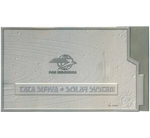 Набор марок в буклете 2001 года Индонезия «Солнечная система» — Фото №1