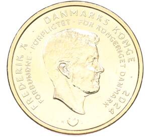 20 крон 2024 года Дания «Отречение королевы Маргрете II от престола» — Фото №2