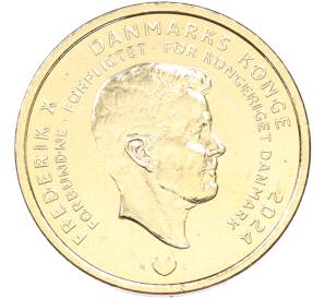 20 крон 2024 года Дания «Отречение королевы Маргрете II от престола» — Фото №2