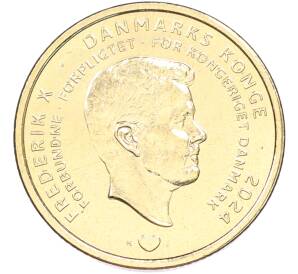 20 крон 2024 года Дания «Отречение королевы Маргрете II от престола» — Фото №2