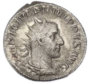 Антониниан 244-249 года Римская Империя — Филипп I Араб — Фото №1