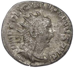 Антониниан 253-260 года Римская Империя — Валериан I (Аполлон на реверсе) — Фото №1