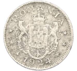 1 лей 1924 года Румыния — Фото №1