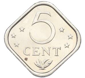 5 центов 1985 года Нидерландские Антильские острова — Фото №2