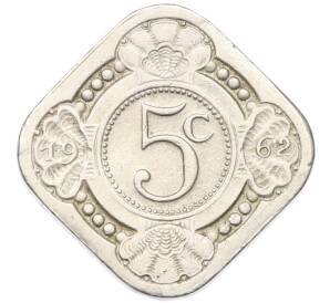 5 центов 1962 года Нидерландские Антильские острова — Фото №1