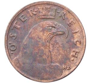 1 грош 1937 года Австрия — Фото №2