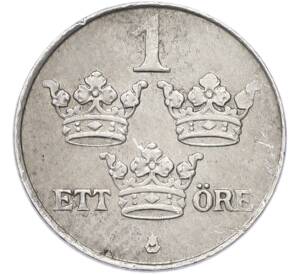 1 эре 1948 года Швеция — Фото №2