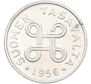 1 марка 1956 года Финляндия — Фото №1