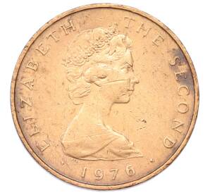 1 пенни 1976 года Остров Мэн — Фото №2