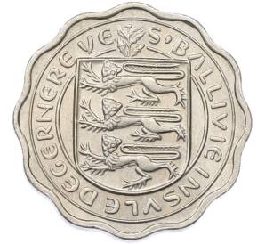 3 пенса 1959 года Гернси — Фото №2
