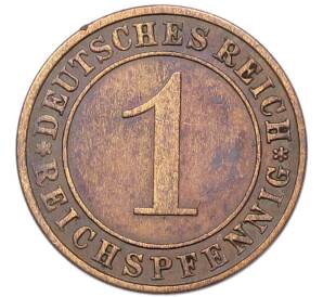 1 рейхспфенниг 1936 года A Германия — Фото №2