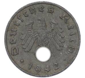 1 рейхспфенниг 1942 года J Германия — Фото №1