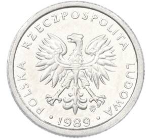 1 злотый 1989 года Польша — Фото №2