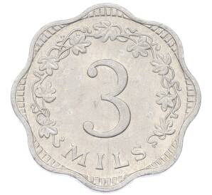 3 милса 1972 года Мальта — Фото №2