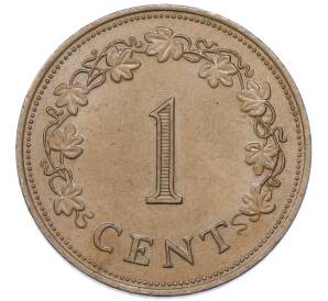 1 цент 1977 года Мальта — Фото №2