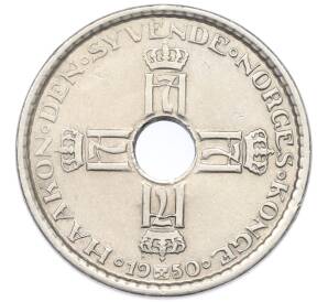 1 крона 1950 года Норвегия — Фото №1