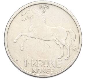 1 крона 1969 года Норвегия — Фото №1
