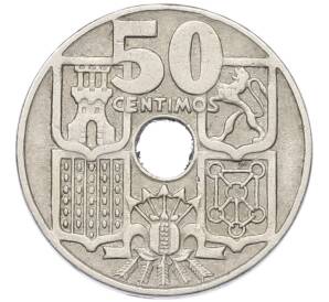 50 сентимо 1949 (53) года Испания — Фото №2