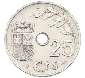 25 сентимо 1937 года Испания — Фото №2