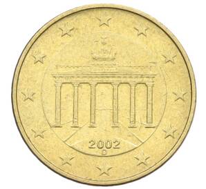 10 евроцентов 2002 года D Германия — Фото №1