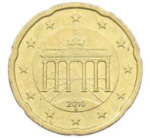 20 евроцентов 2010 года G Германия — Фото №1