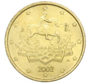 50 евроцентов 2002 года Италия — Фото №1
