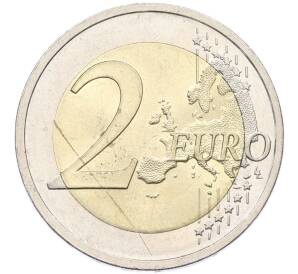 2 евро 2015 года Литва «Литовский язык» — Фото №2