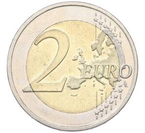 2 евро 2015 года Латвия «30 лет флагу Европейского союза» — Фото №2