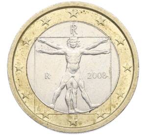 1 евро 2008 года Италия — Фото №1