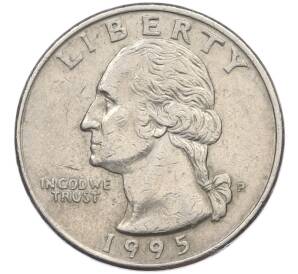 1/4 доллара (25 центов) 1995 года P США — Фото №1
