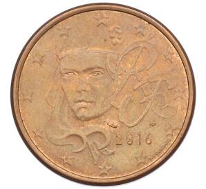 5 евроцентов 2016 года Франция — Фото №1