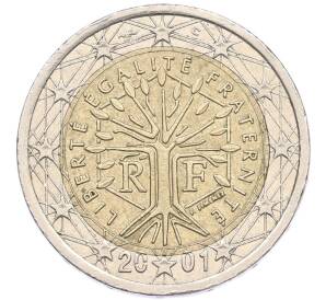 2 евро 2001 года Франция — Фото №1