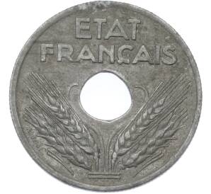 10 сантимов 1943 года Франция — Фото №2