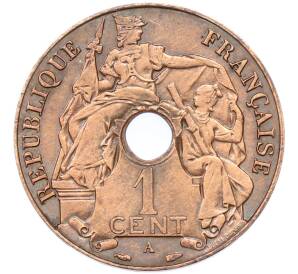 1 цент 1939 года Французский Индокитай — Фото №1