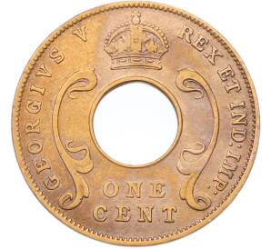 1 цент 1923 года Британская Восточная Африка — Фото №2