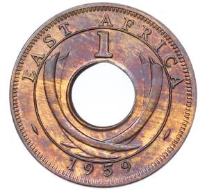 1 цент 1959 года KN Британская Восточная Африка — Фото №1