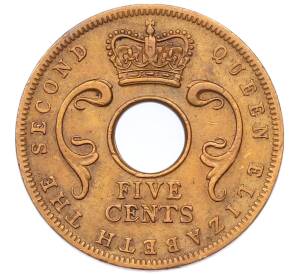 5 центов 1963 года Британская Восточная Африка — Фото №2