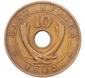 10 центов 1942 года Британская Восточная Африка — Фото №1