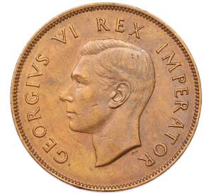 1 пенни 1945 года Британская Южная Африка — Фото №2