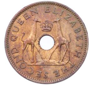 1/2 пенни 1964 года Родезия и Ньясаленд — Фото №2
