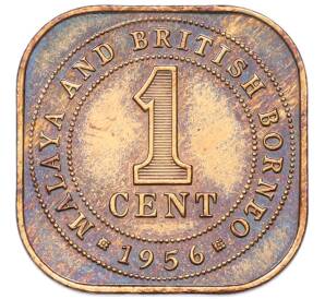 1 цент 1956 года Малайя и Британское Борнео — Фото №1