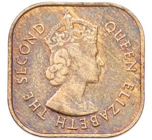 1 цент 1956 года Малайя и Британское Борнео — Фото №2