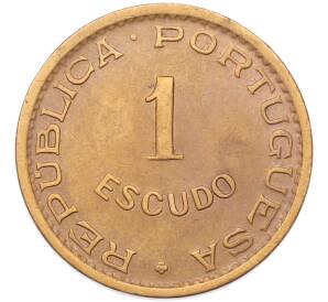 1 эскудо 1963 года Португальская Ангола — Фото №2